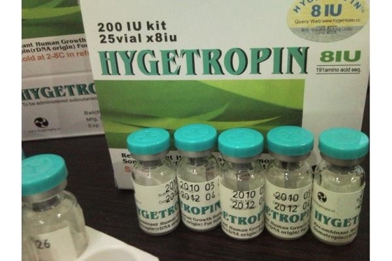 menschliches Wachstumshormon/Somatropin mit Lieferungs-Sicherheit 8iu/Vial, 25vials/Kit oder 10iu/vial, 10vials/kit