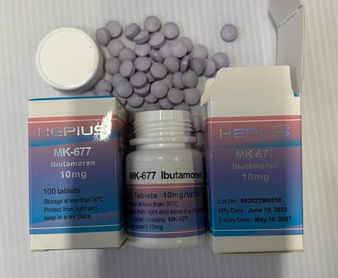 Labor liefern Tabletten 10mg/tab, 100tabs/bottle Ibutamoren Mesylate/MK-677/M7/MK677 Sarms mit konkurrenzfähigem Preis