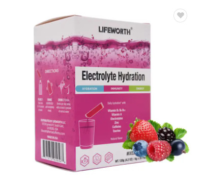Mischter Beerengeschmack Hydratationsmultiplikator Elektrolytenpulver für Sportler Männer Vor-Workout-Ergänzungsgetränk Pulver