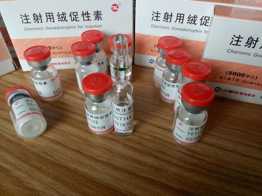 Choriongonadotropinphiolen Gewichtsverlust-injizierbares Pulver 5000iu der China-Fabrik-Versorgungs-99% CAS 9002-61-3 für Einspritzung